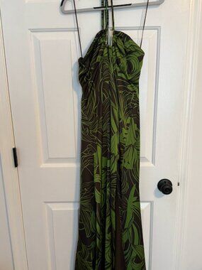 Dress Forum Los Angeles, NWT, Green/Brown
